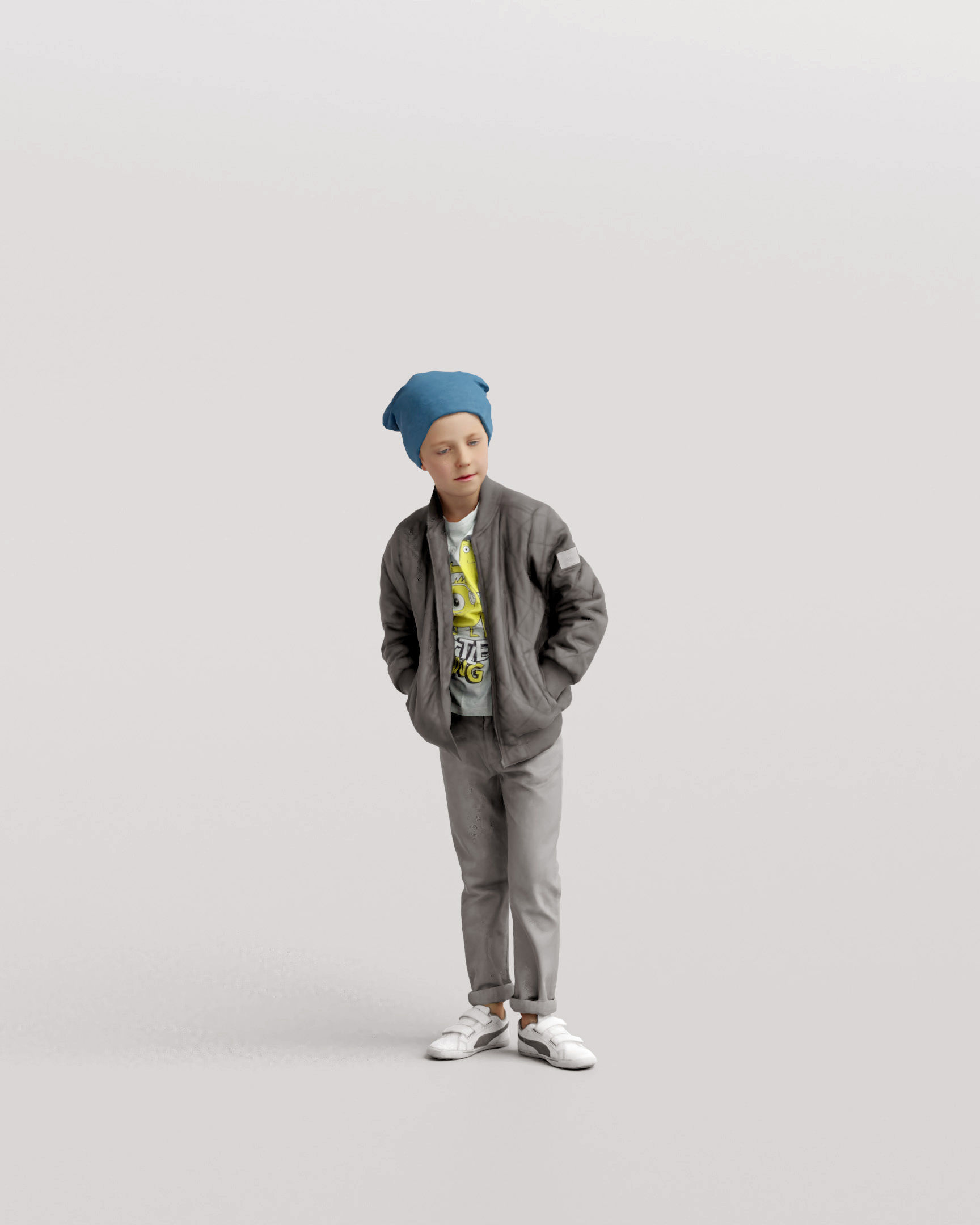 Humano 20-Collection 11 -  WINTER AUTUMN PEOPLE - 20x 3D models  3D model_45