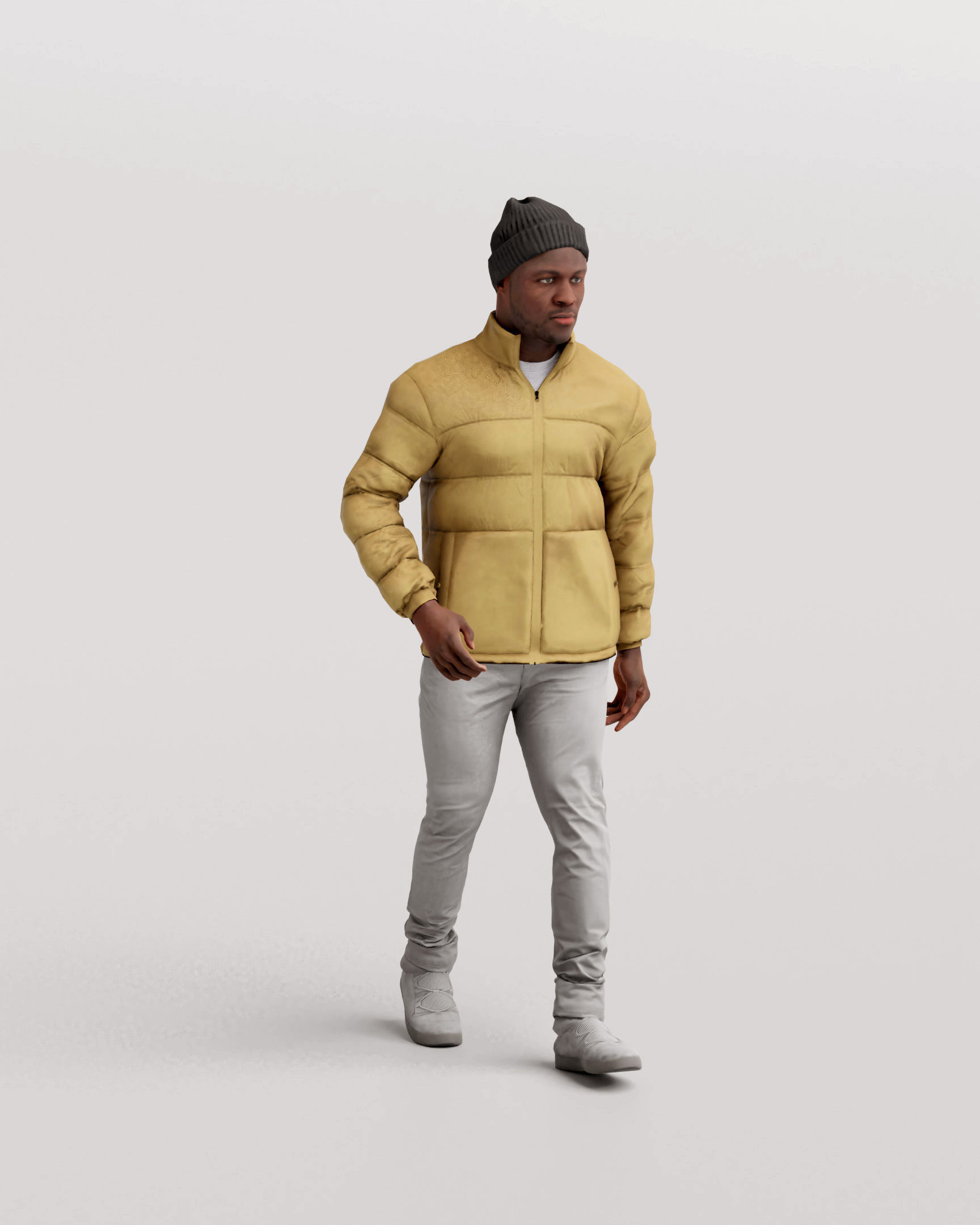 Humano 20-Collection 11 -  WINTER AUTUMN PEOPLE - 20x 3D models  3D model_37