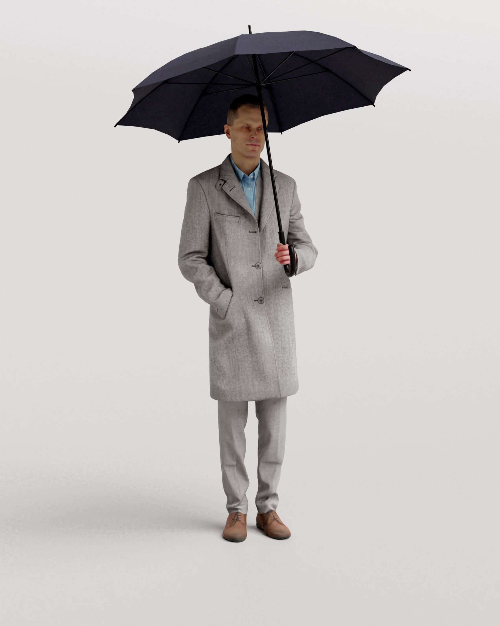 Humano 20-Collection 11 -  WINTER AUTUMN PEOPLE - 20x 3D models  3D model_18