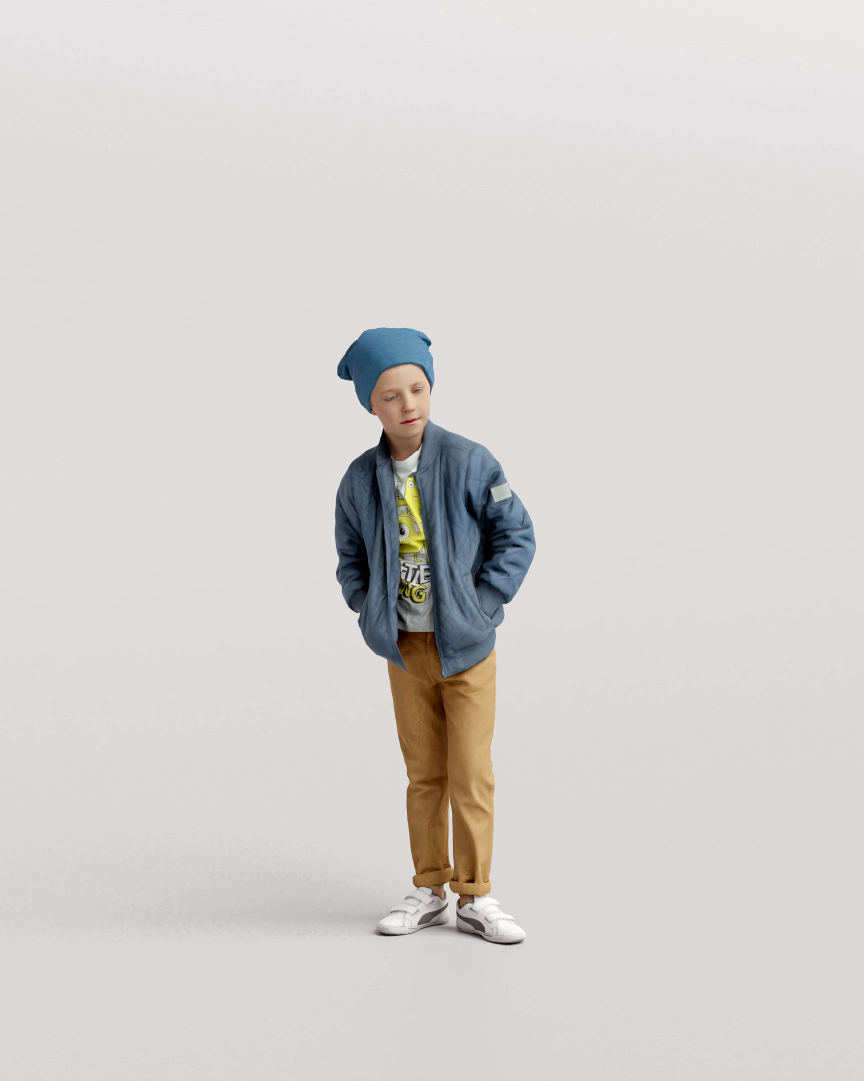 Humano 20-Collection 11 -  WINTER AUTUMN PEOPLE - 20x 3D models  3D model_10