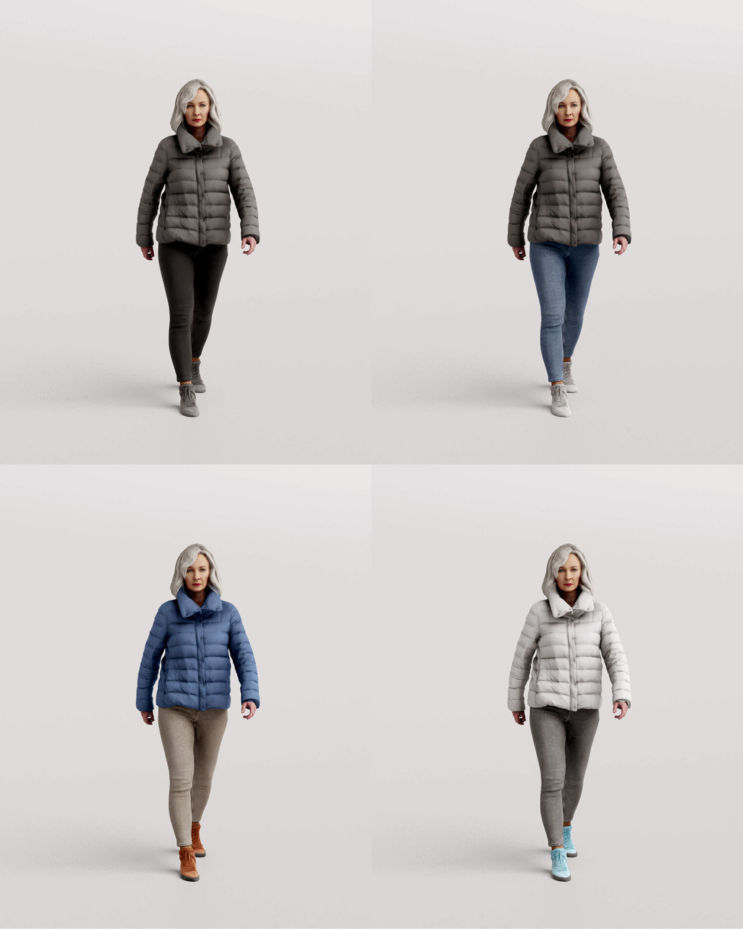 Humano 20-Collection 11 -  WINTER AUTUMN PEOPLE - 20x 3D models  3D model_92
