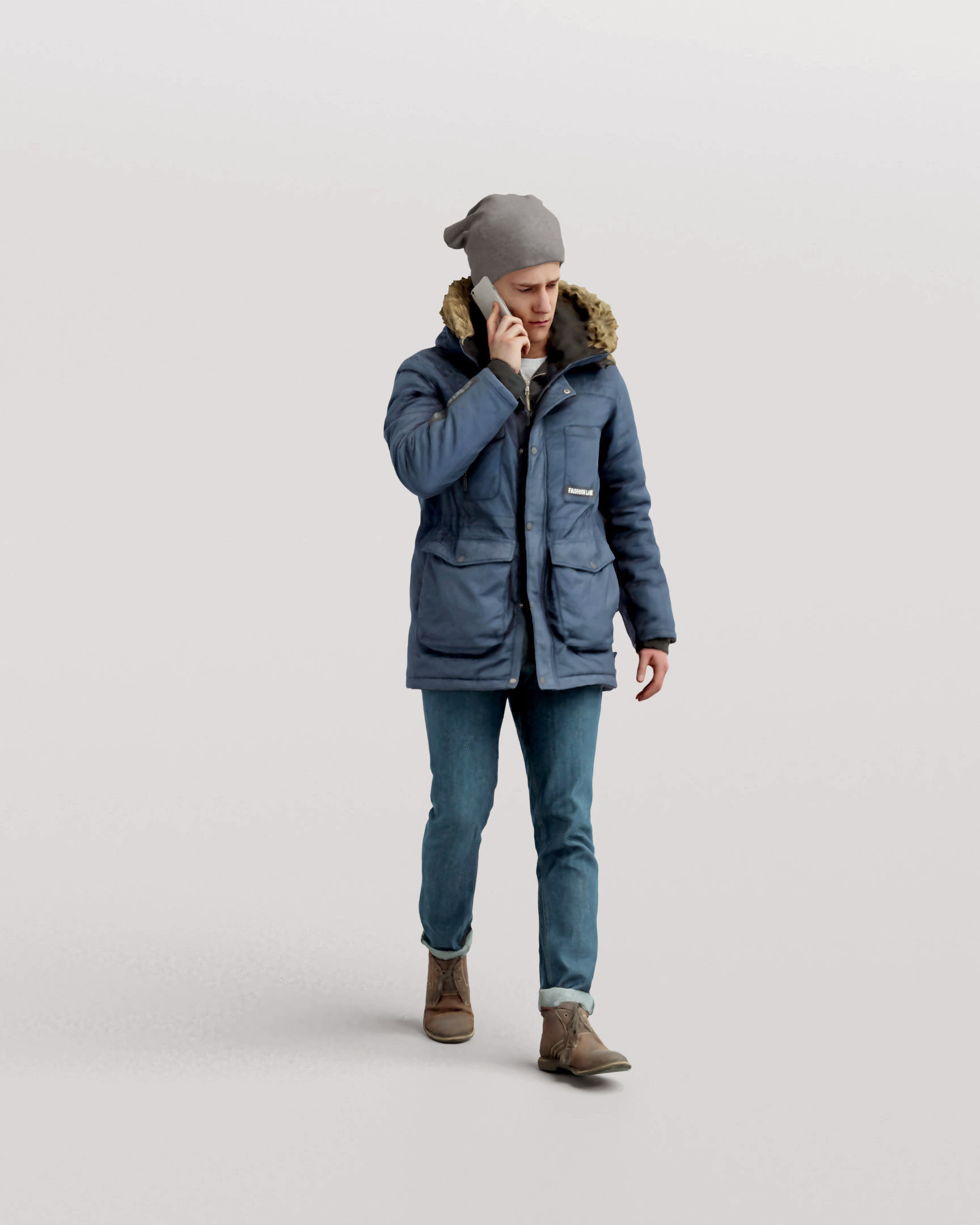 Humano 20-Collection 11 -  WINTER AUTUMN PEOPLE - 20x 3D models  3D model_2