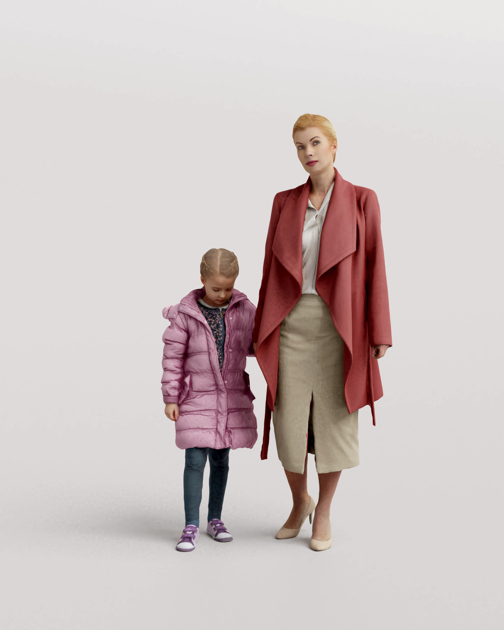Humano 20-Collection 11 -  WINTER AUTUMN PEOPLE - 20x 3D models  3D model_44