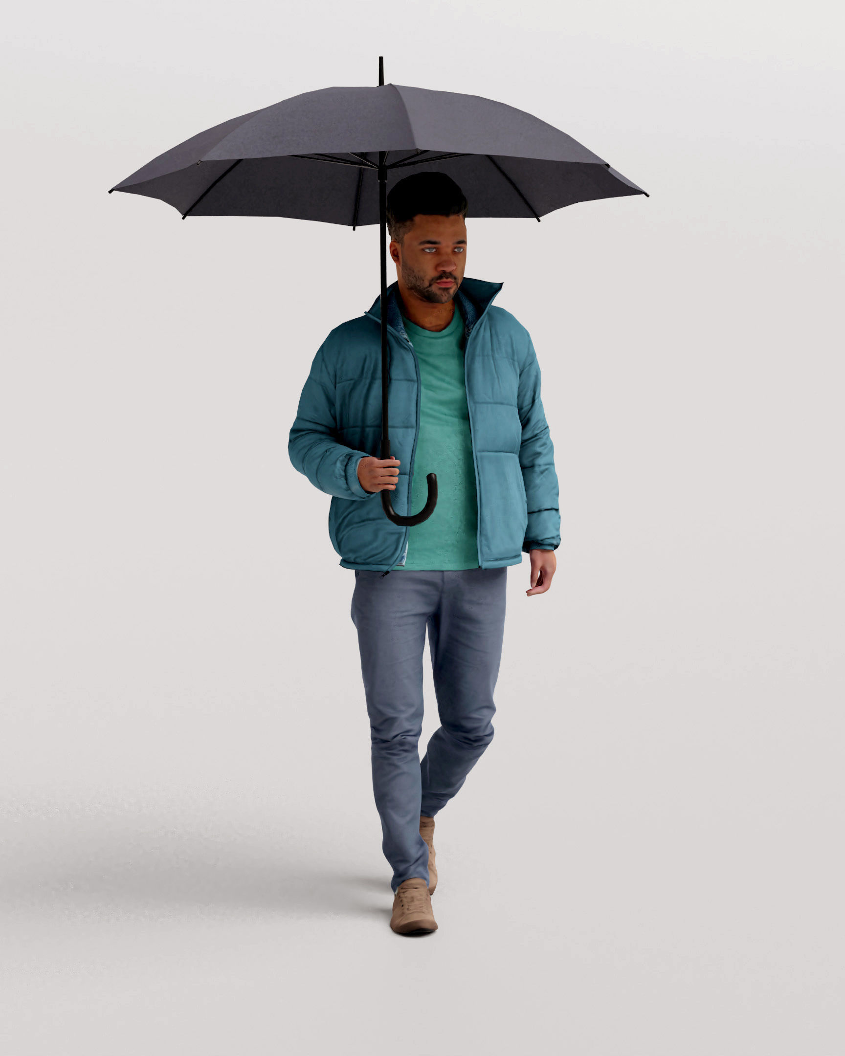 Humano 20-Collection 11 -  WINTER AUTUMN PEOPLE - 20x 3D models  3D model_32