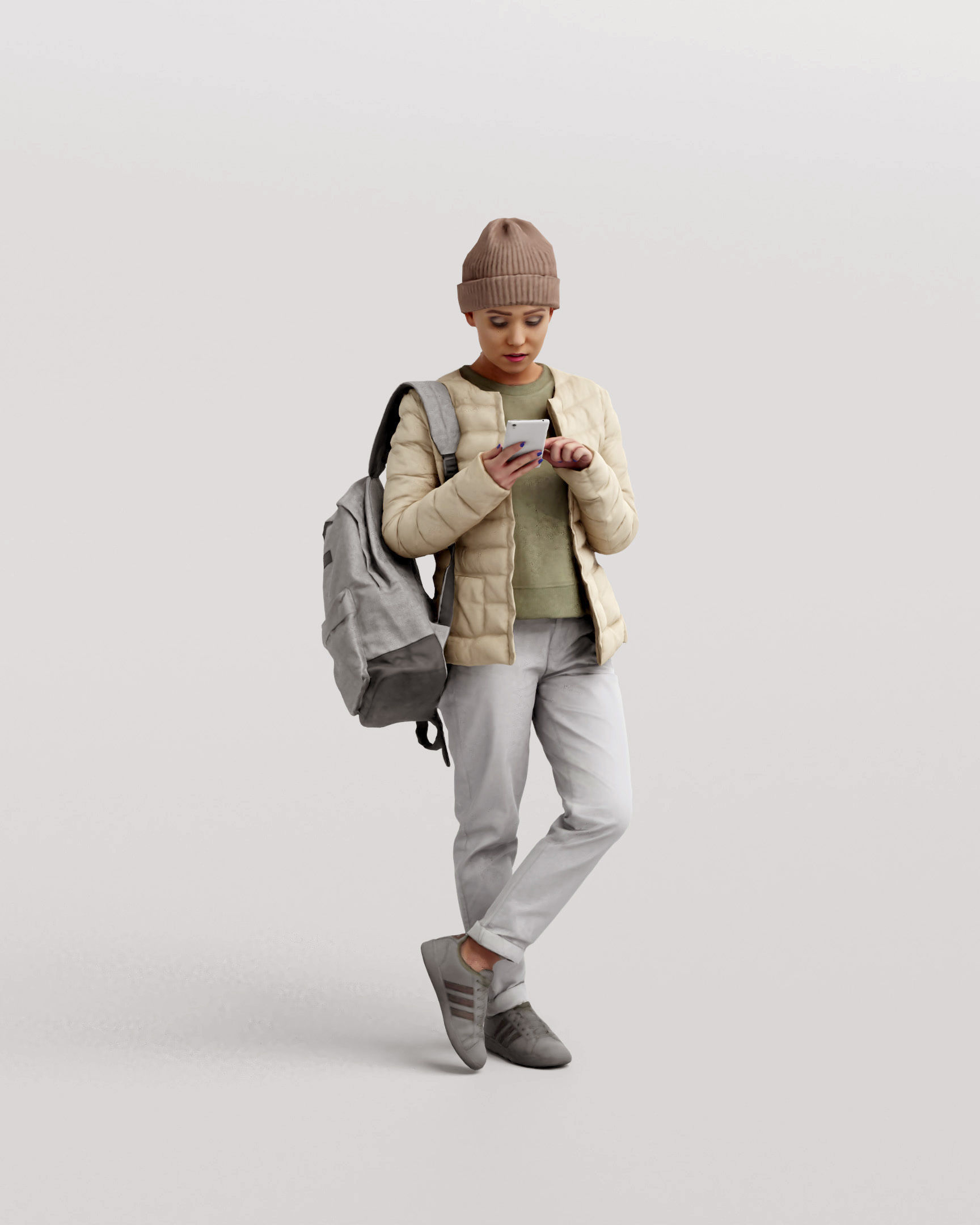 Humano 20-Collection 11 -  WINTER AUTUMN PEOPLE - 20x 3D models  3D model_4
