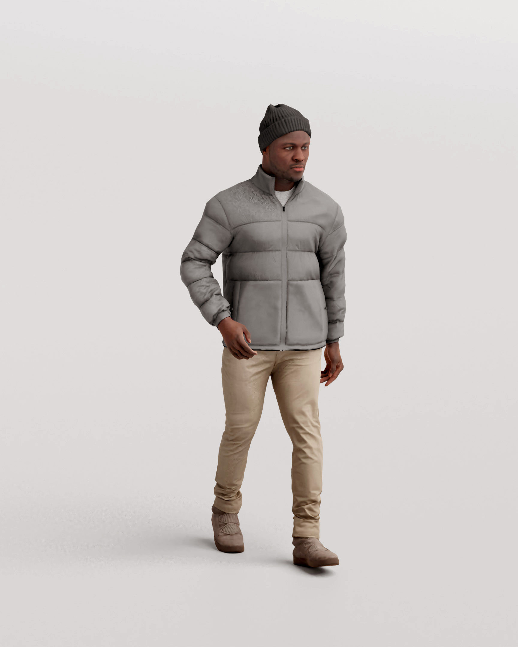 Humano 20-Collection 11 -  WINTER AUTUMN PEOPLE - 20x 3D models  3D model_38