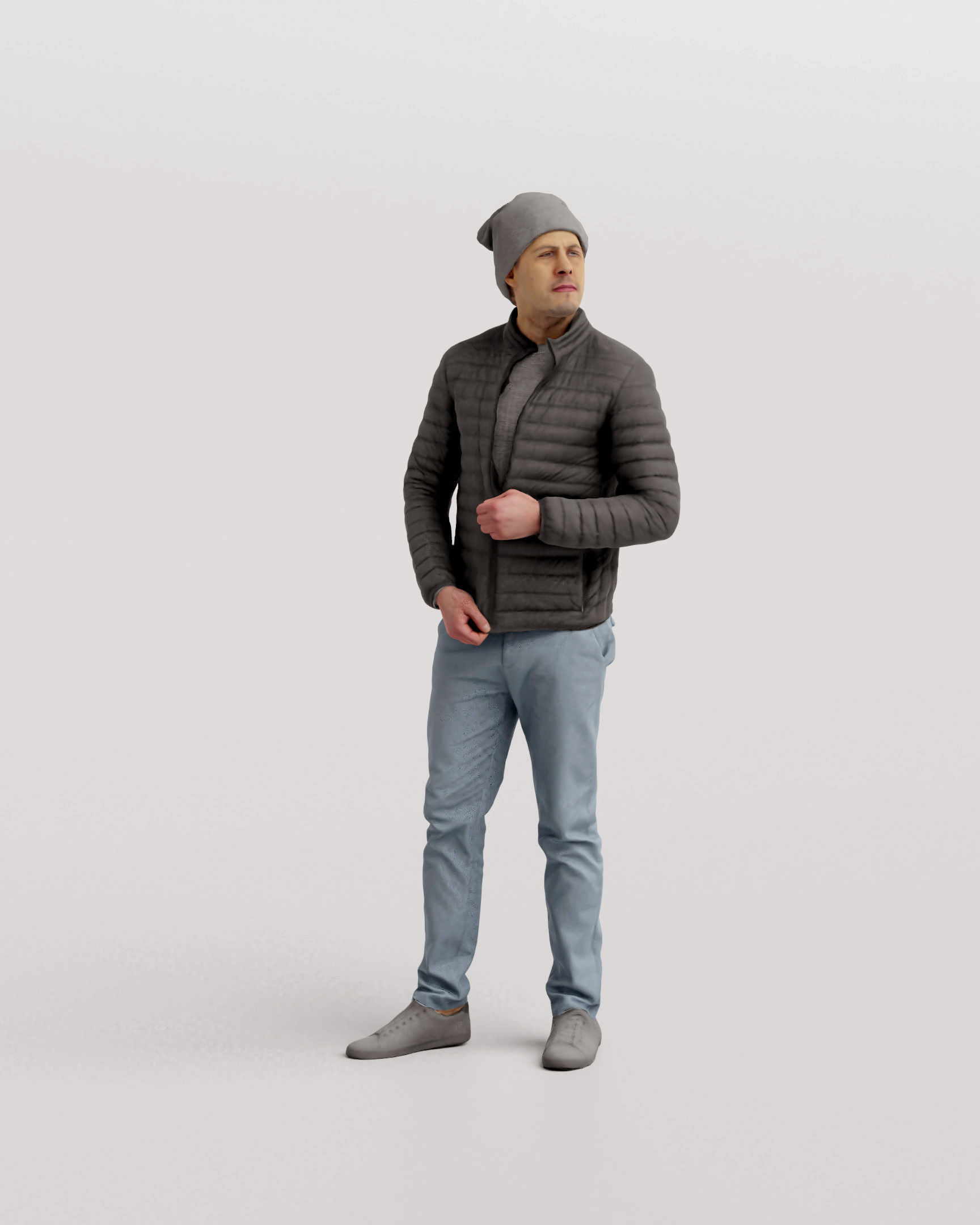 Humano 20-Collection 11 -  WINTER AUTUMN PEOPLE - 20x 3D models  3D model_39