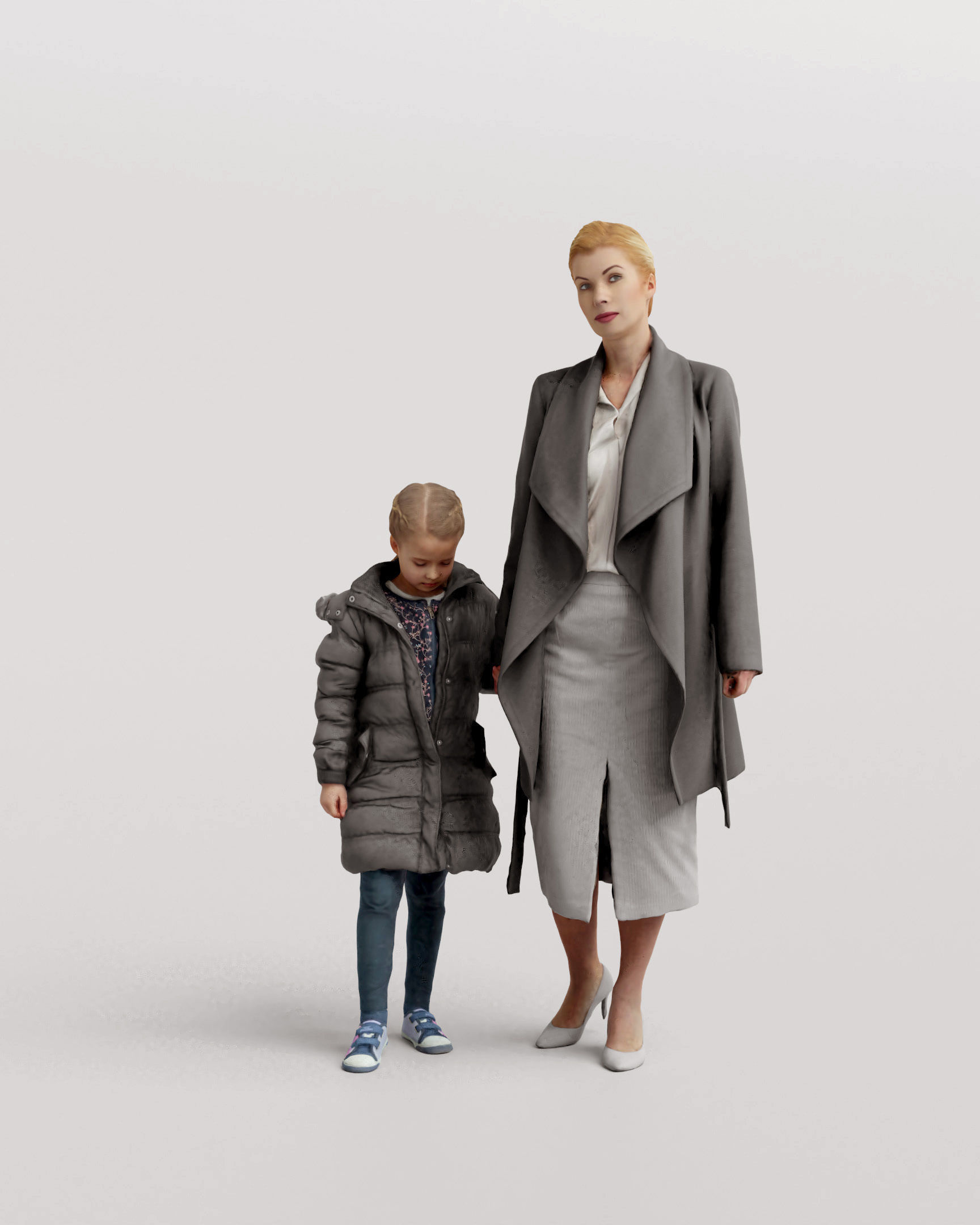 Humano 20-Collection 11 -  WINTER AUTUMN PEOPLE - 20x 3D models  3D model_42