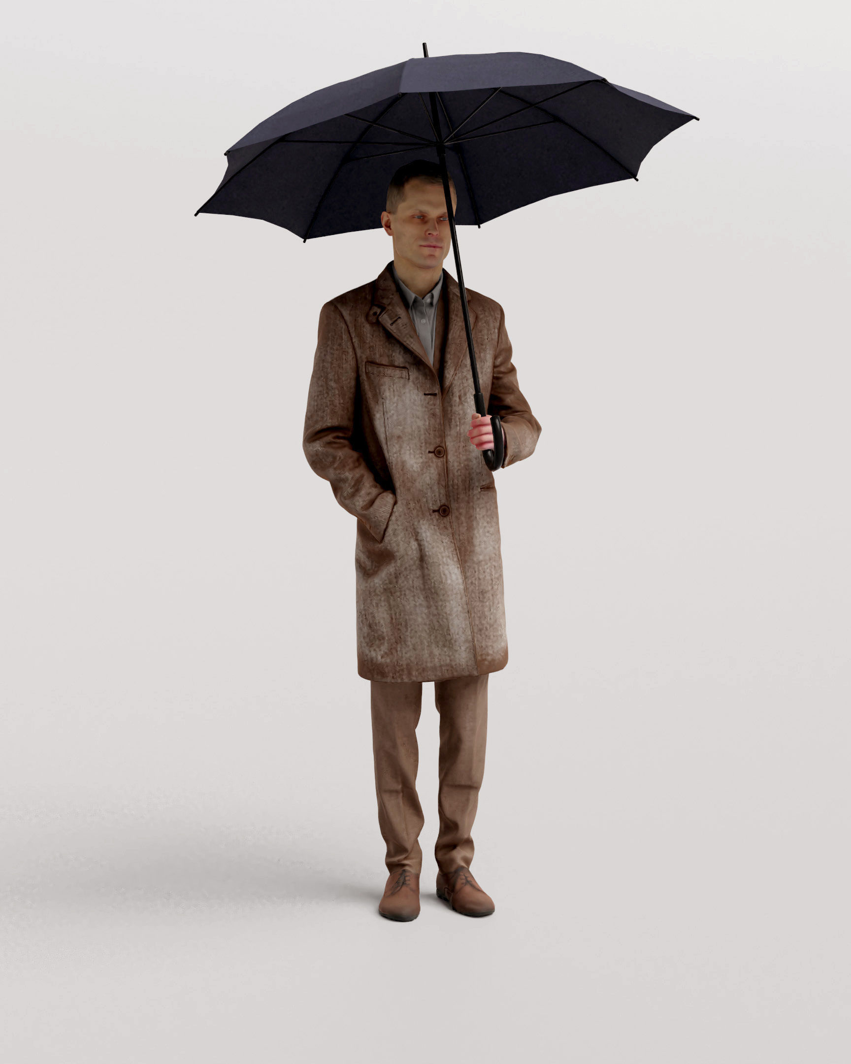 Humano 20-Collection 11 -  WINTER AUTUMN PEOPLE - 20x 3D models  3D model_74