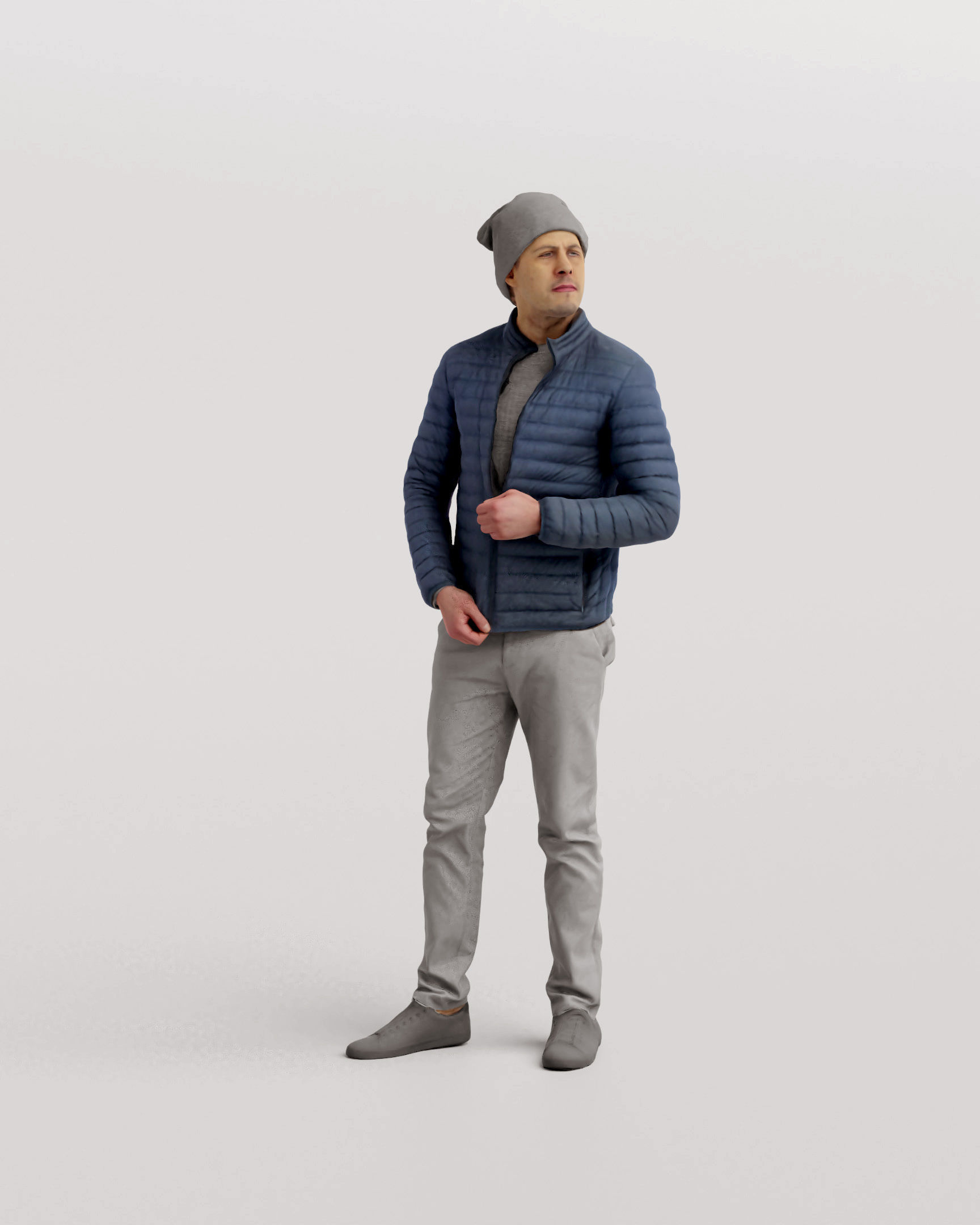 Humano 20-Collection 11 -  WINTER AUTUMN PEOPLE - 20x 3D models  3D model_8
