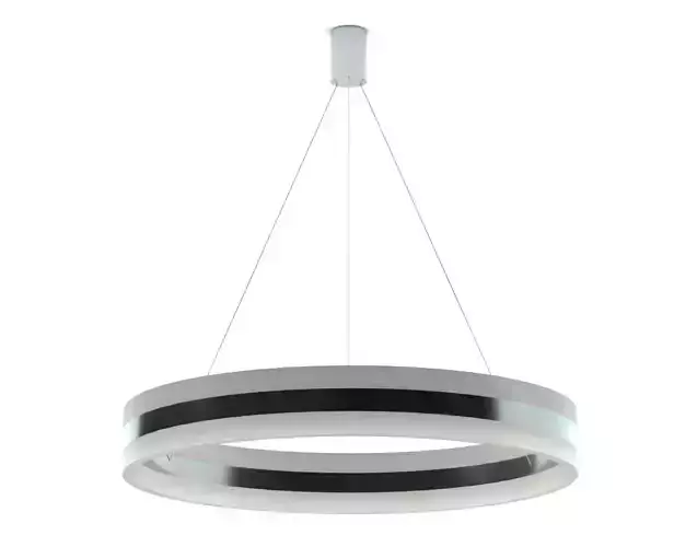 Ceiling light - Modern halo chandelier with double LED 3D model
