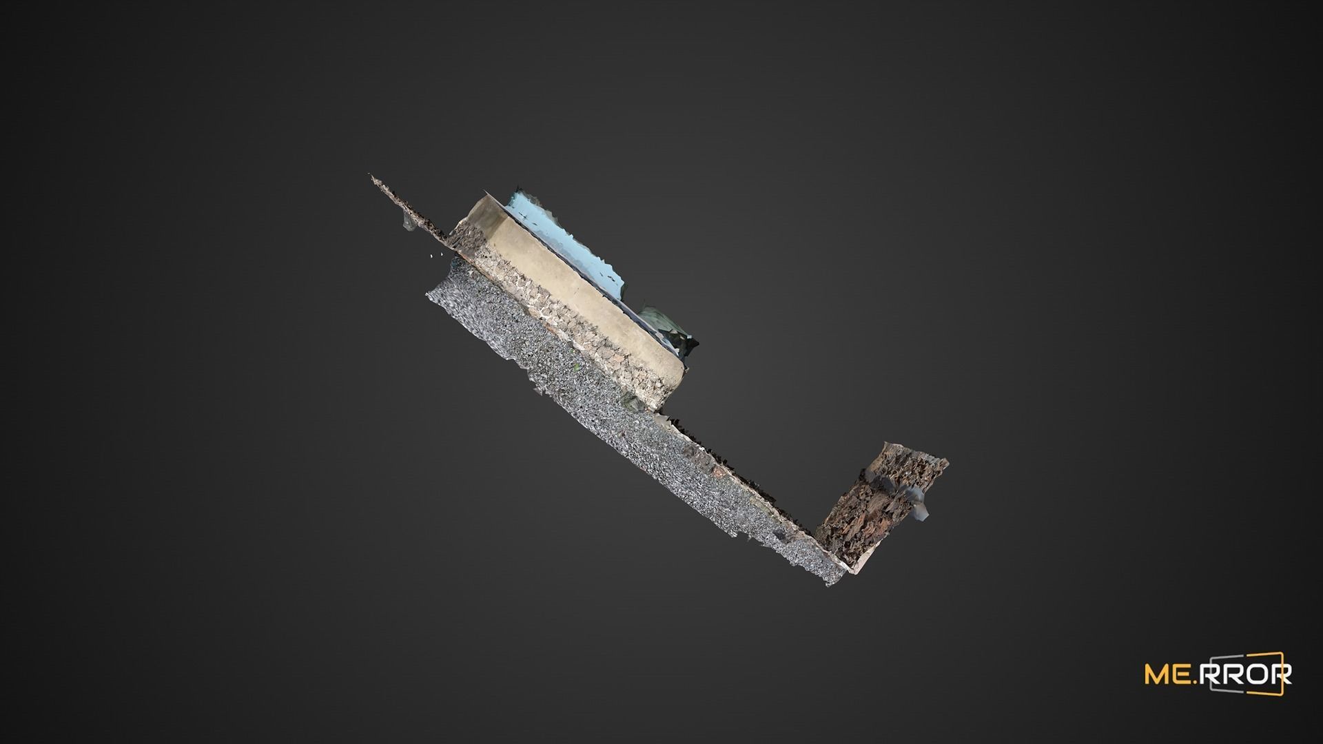 Stone Wall of Jeju Island House 3D model_10