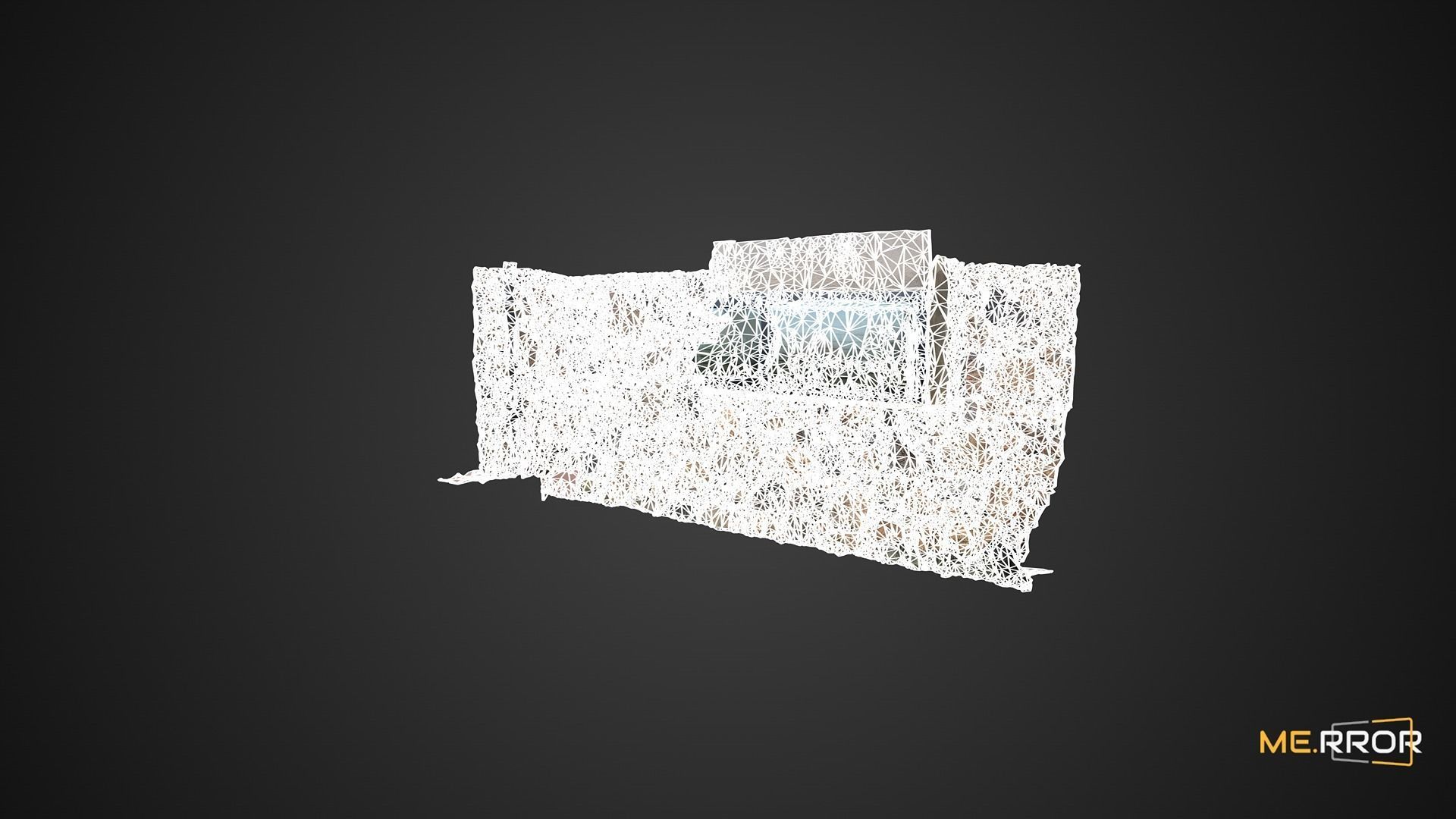 Stone Wall of Jeju Island House 3D model_4