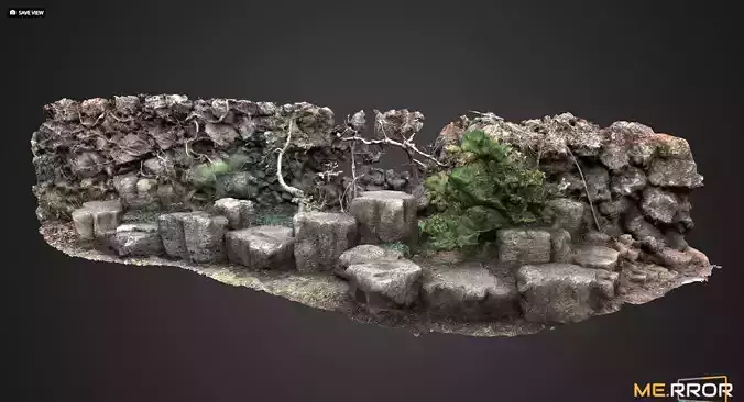 Traditional Stone Wall of Jeju Island 