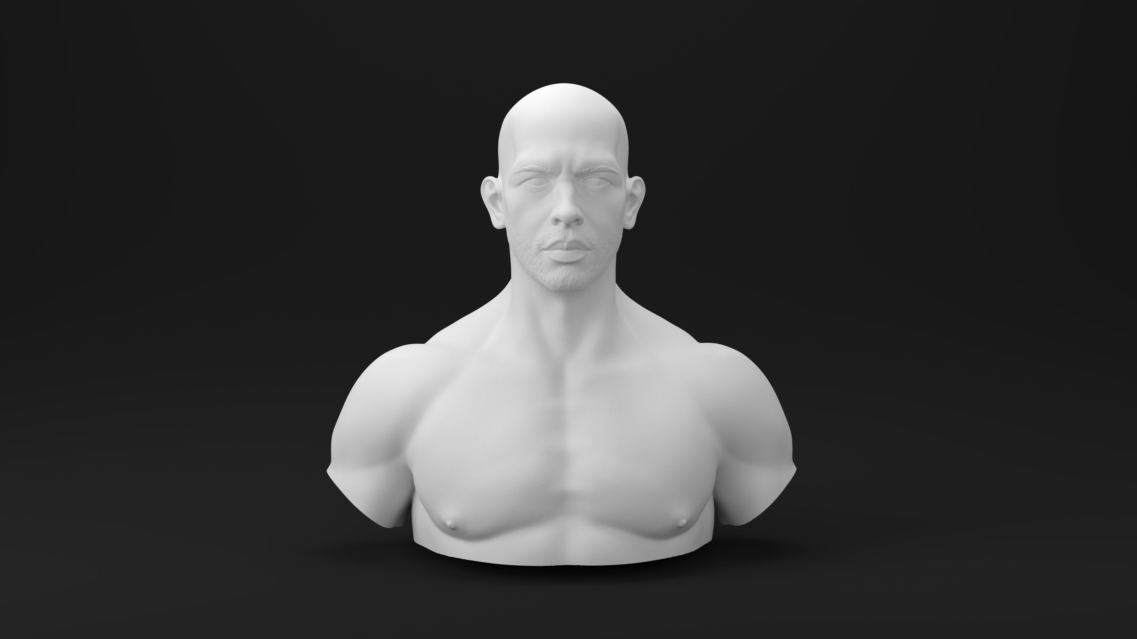 Andrew Tate Sculpture 3D Print Model Bust for 3D Printing 3D print model_2