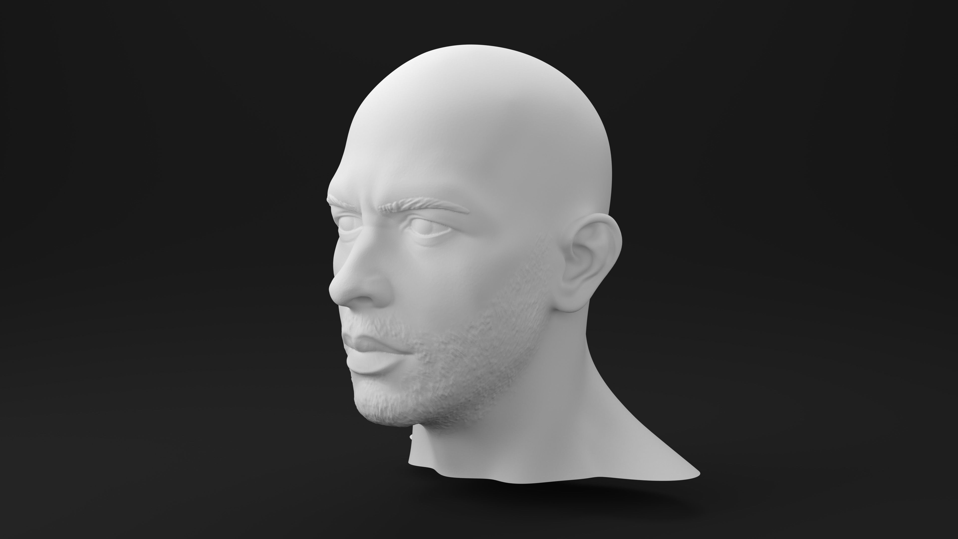 Andrew Tate Sculpture 3D Print Model Bust for 3D Printing 3D print model_5