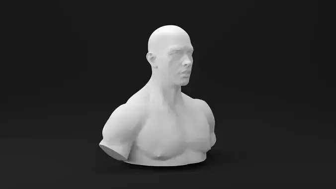 Andrew Tate Sculpture 3D Print Model Bust for 3D Printing 3D print model