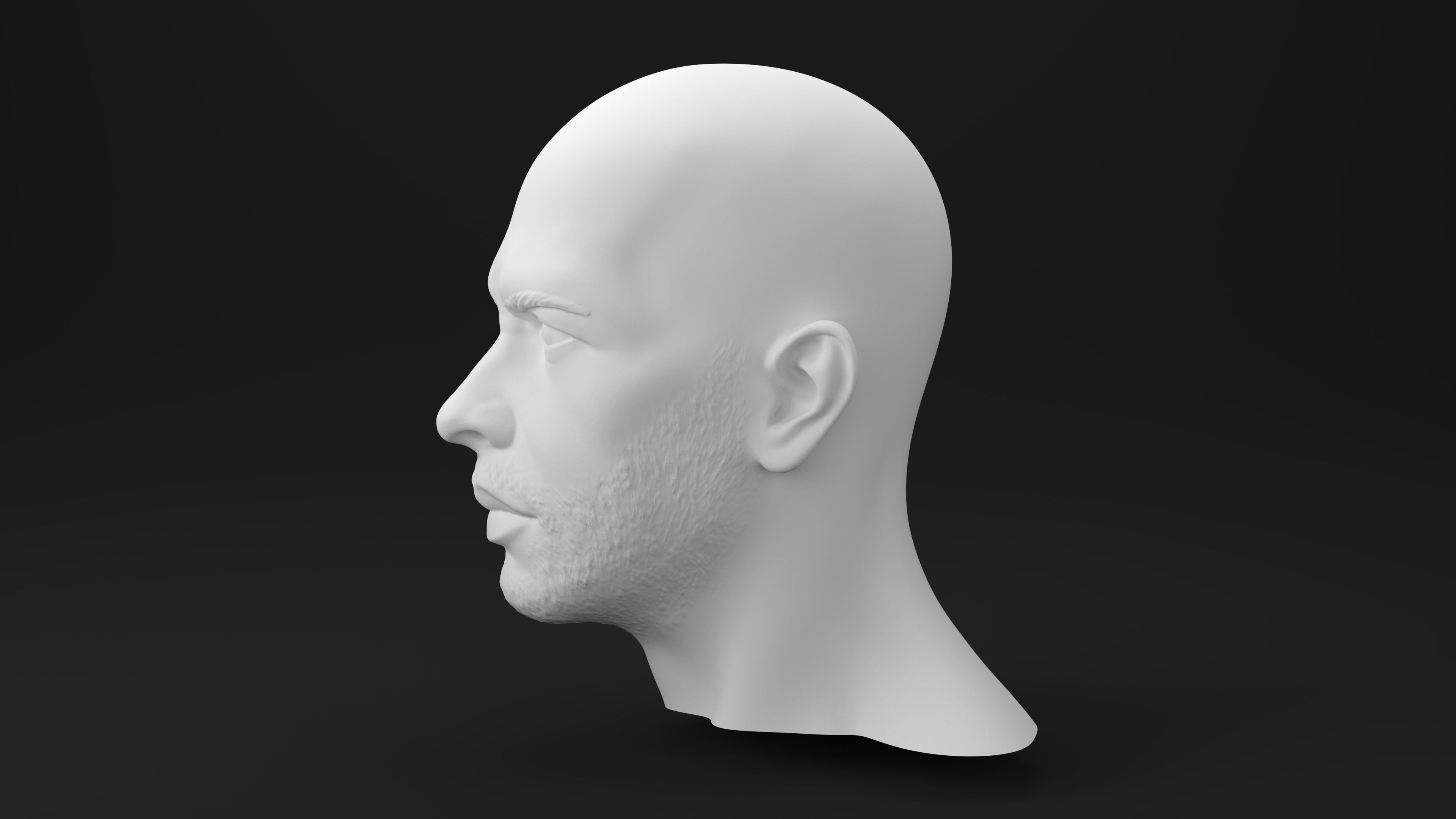 Andrew Tate Sculpture 3D Print Model Bust for 3D Printing 3D print model_6
