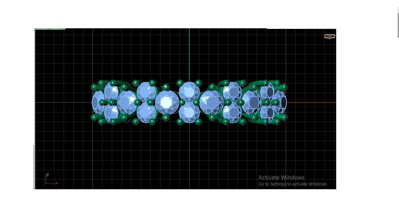 Engagement ring 3D print model_2