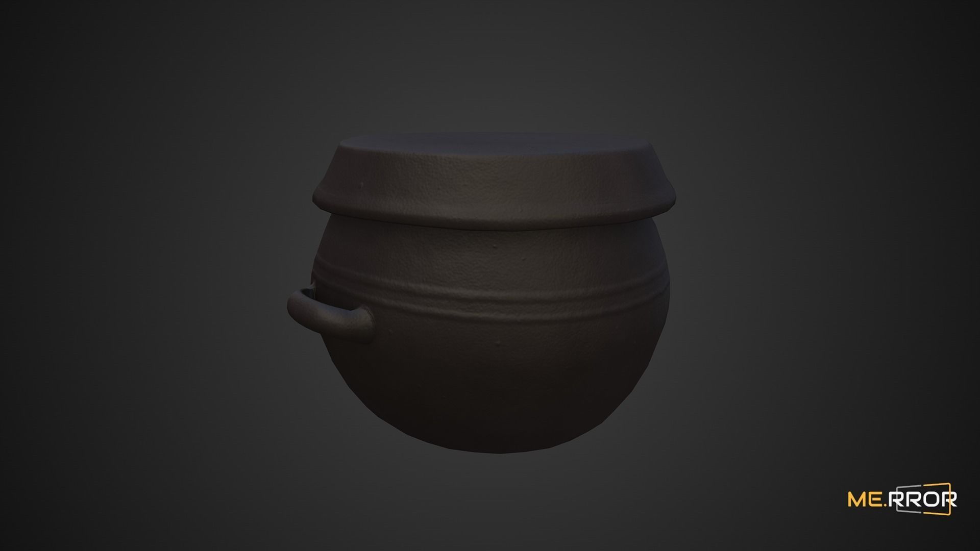 Game Ready Korean Traditional Jar Ong-Gi Low-poly 3D model_5