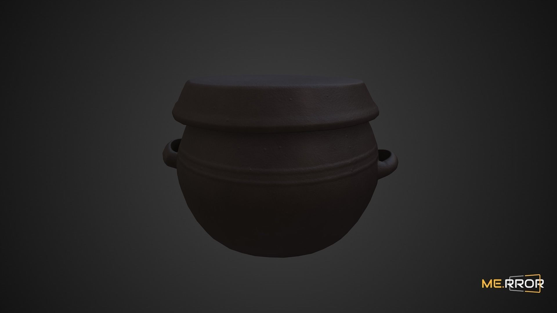 Game Ready Korean Traditional Jar Ong-Gi Low-poly 3D model_2