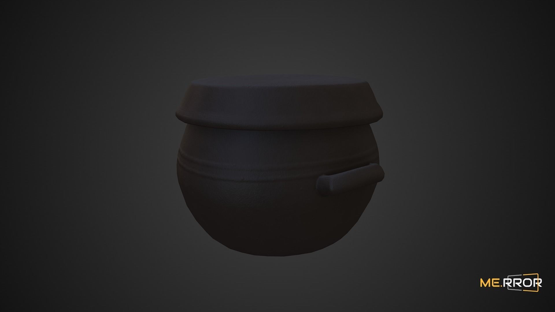 Game Ready Korean Traditional Jar Ong-Gi Low-poly 3D model_4