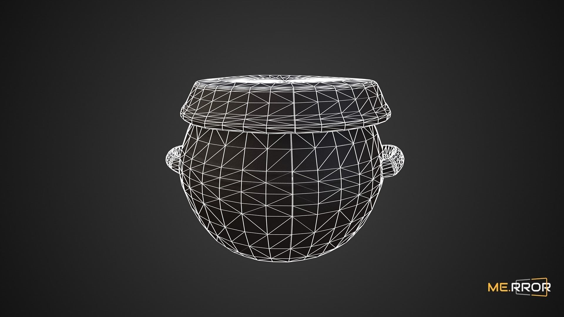 Game Ready Korean Traditional Jar Ong-Gi Low-poly 3D model_1