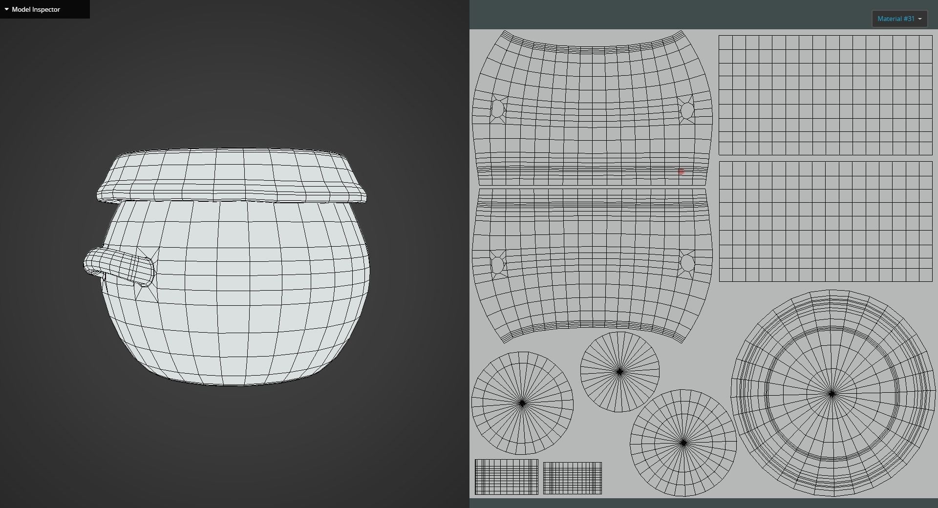 Game Ready Korean Traditional Jar Ong-Gi Low-poly 3D model_10