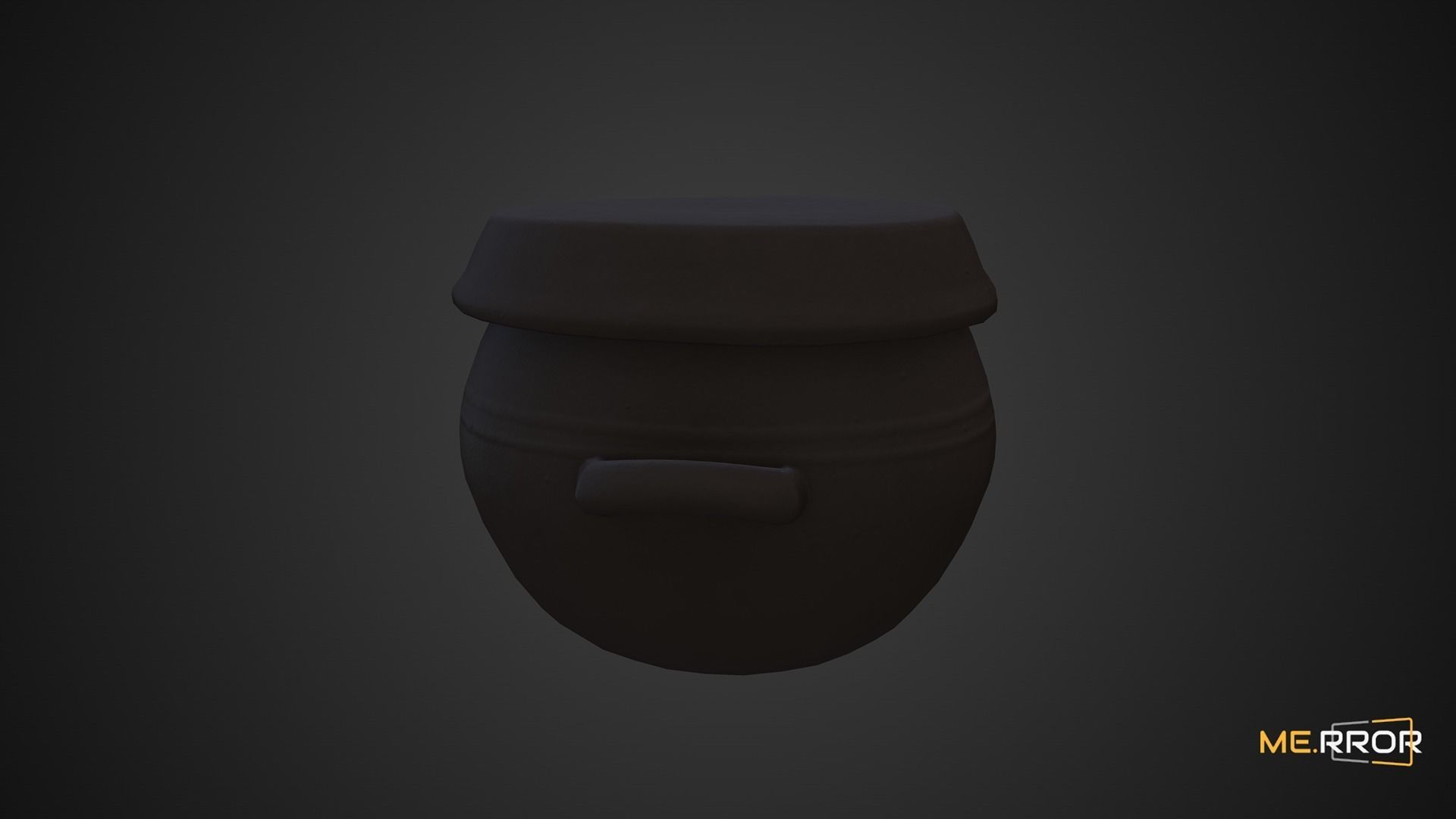 Game Ready Korean Traditional Jar Ong-Gi Low-poly 3D model_6