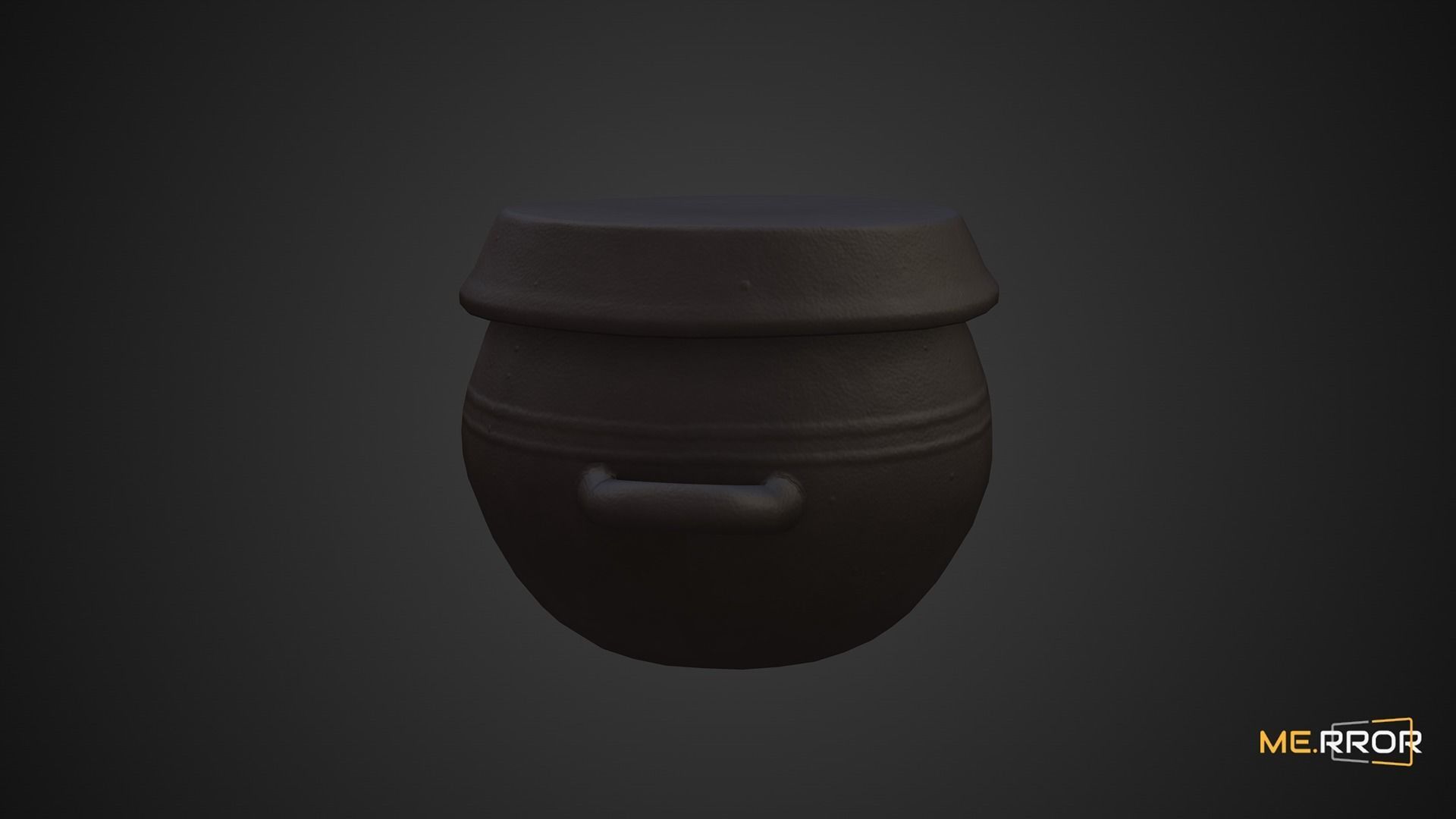 Game Ready Korean Traditional Jar Ong-Gi Low-poly 3D model_8