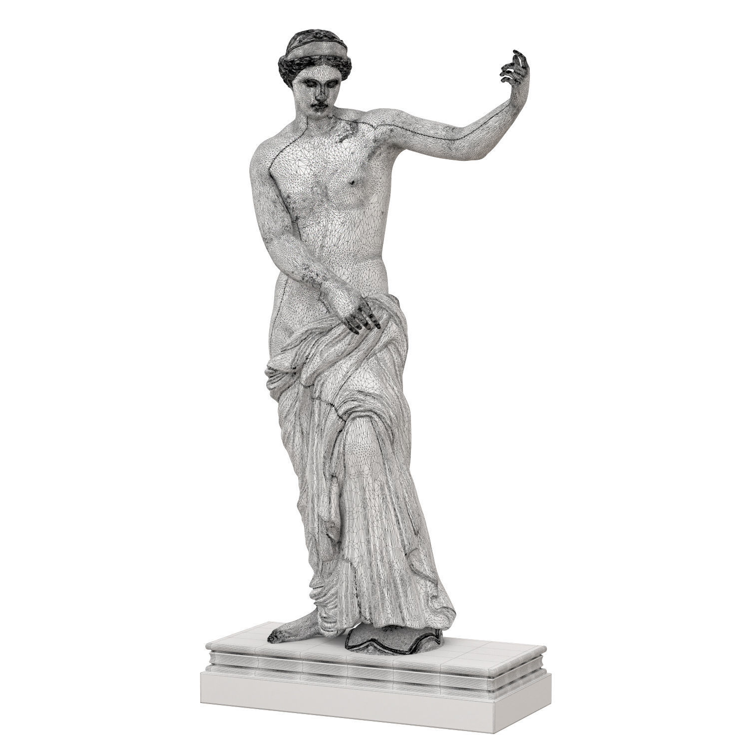 Sculpture Venus of Capoa 3D model_5