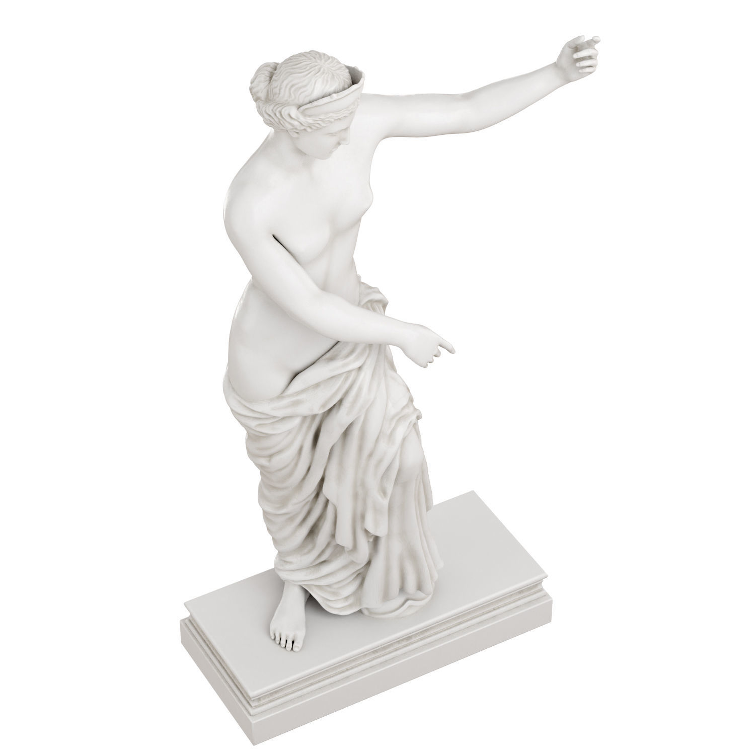 Sculpture Venus of Capoa 3D model_3