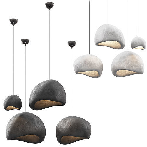 Potcover  Clouds  Pendant  Light 3D model