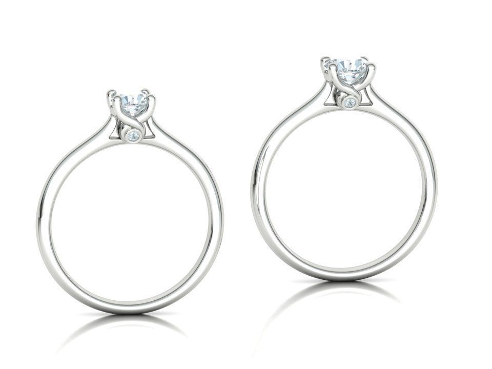 Lily Solitaire Rings Collection Two Versions with discount _12