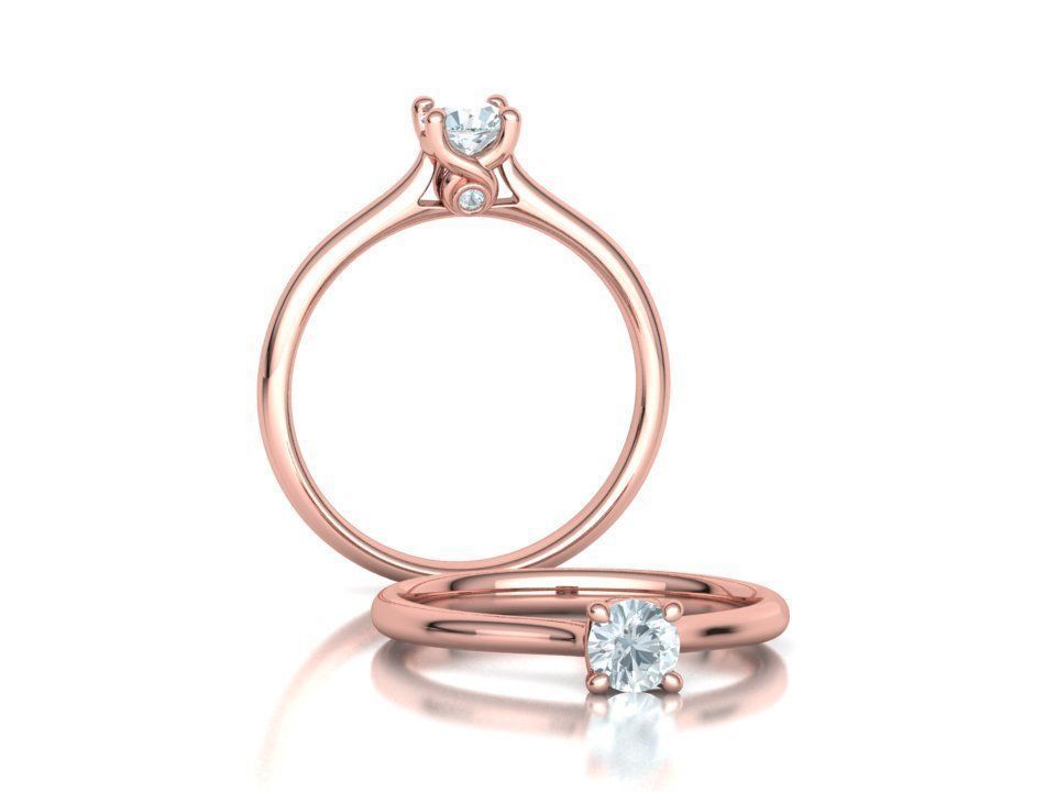 Lily Solitaire Rings Collection Two Versions with discount _13