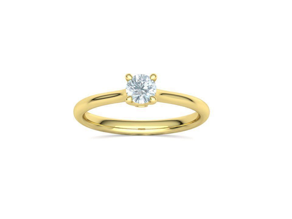 Lily Solitaire Rings Collection Two Versions with discount _17