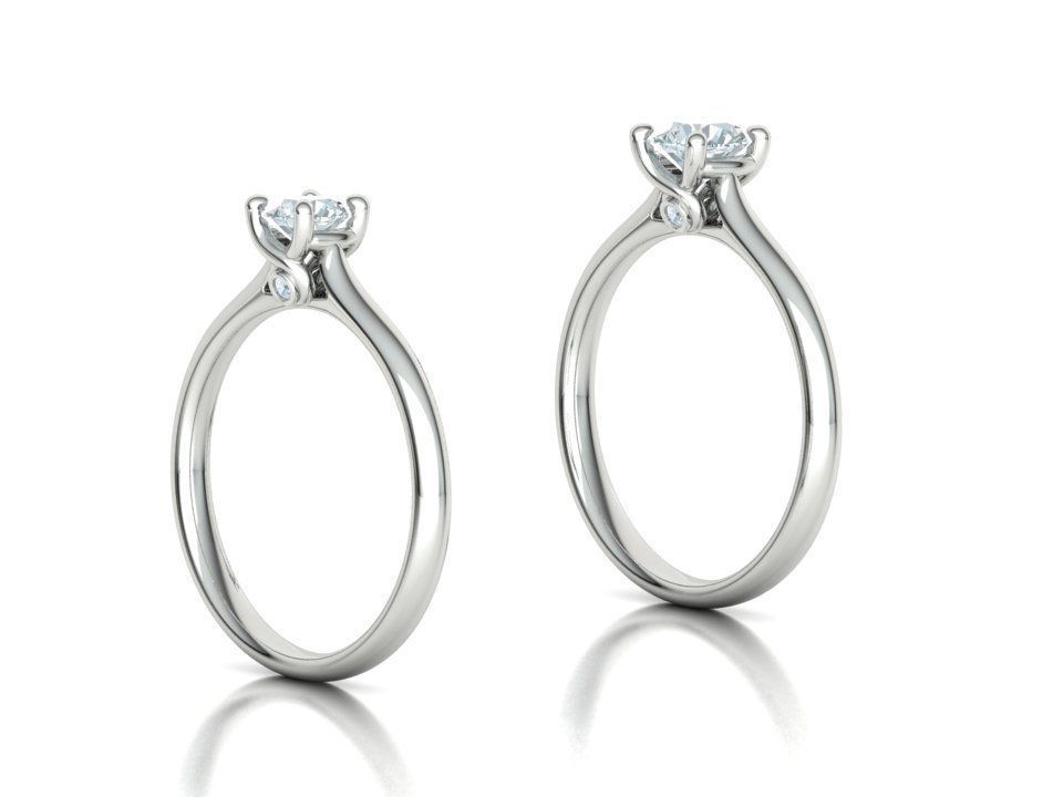 Lily Solitaire Rings Collection Two Versions with discount _9