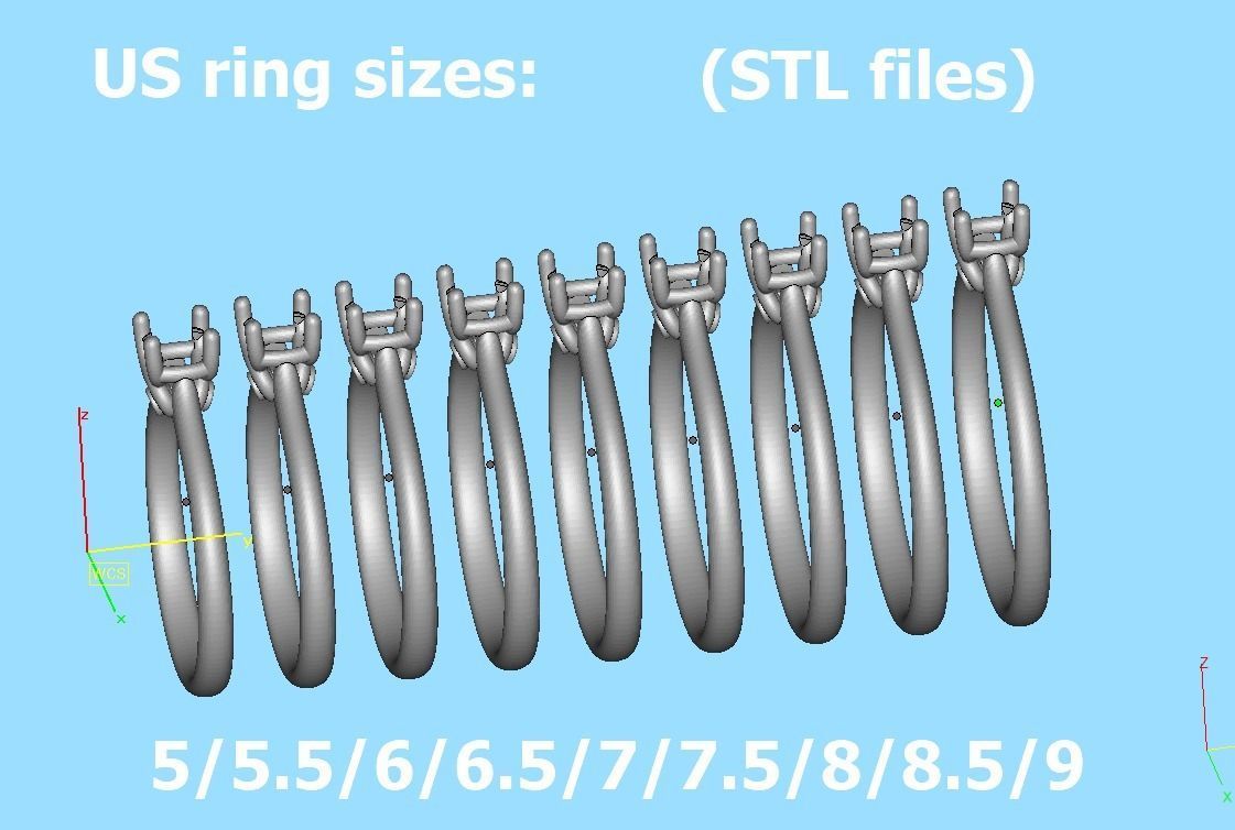 Lily Solitaire Rings Collection Two Versions with discount _25