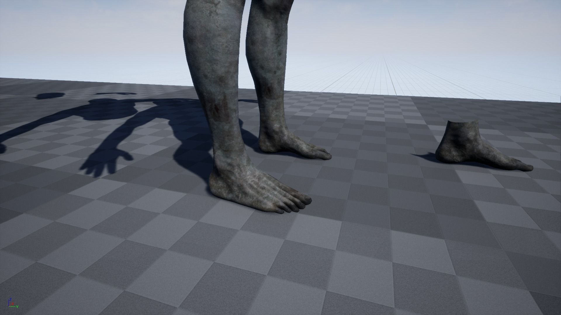 Zombie Amish Low-poly 3D model_18