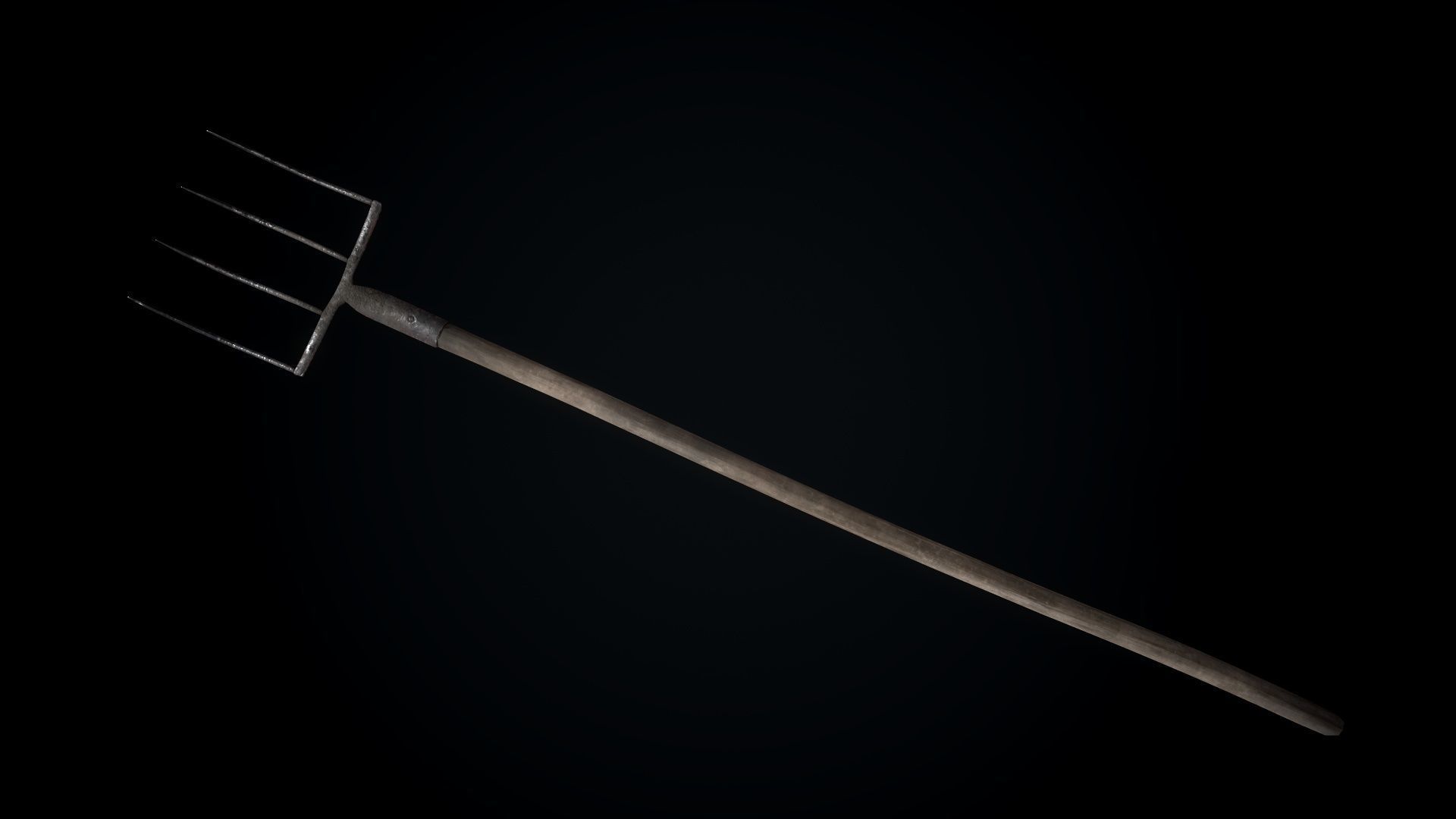 Zombie Amish Low-poly 3D model_9