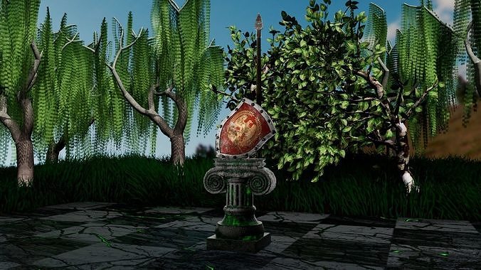 rook  chess piece Low-poly 3D model