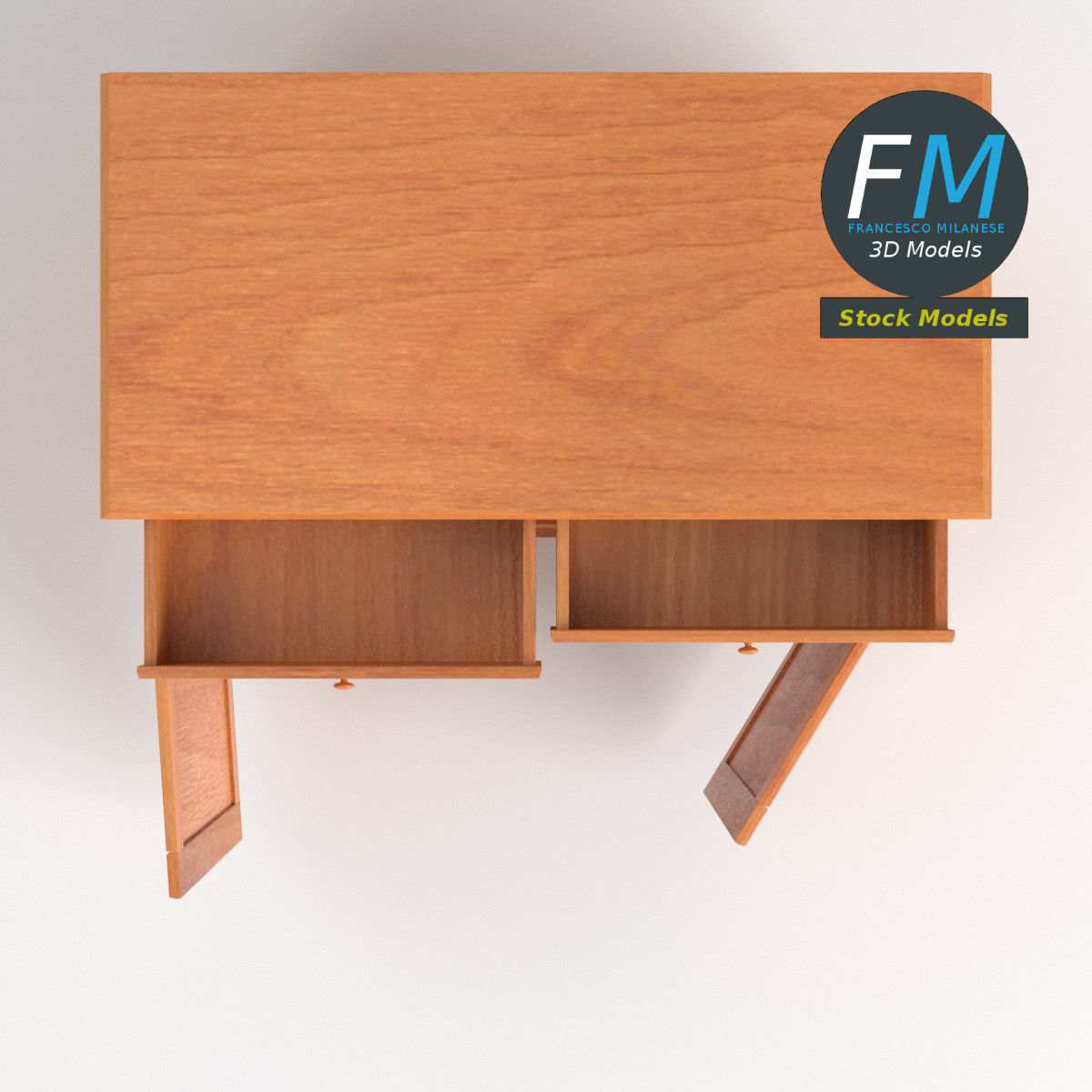 Kitchen sideboard 3D model_6