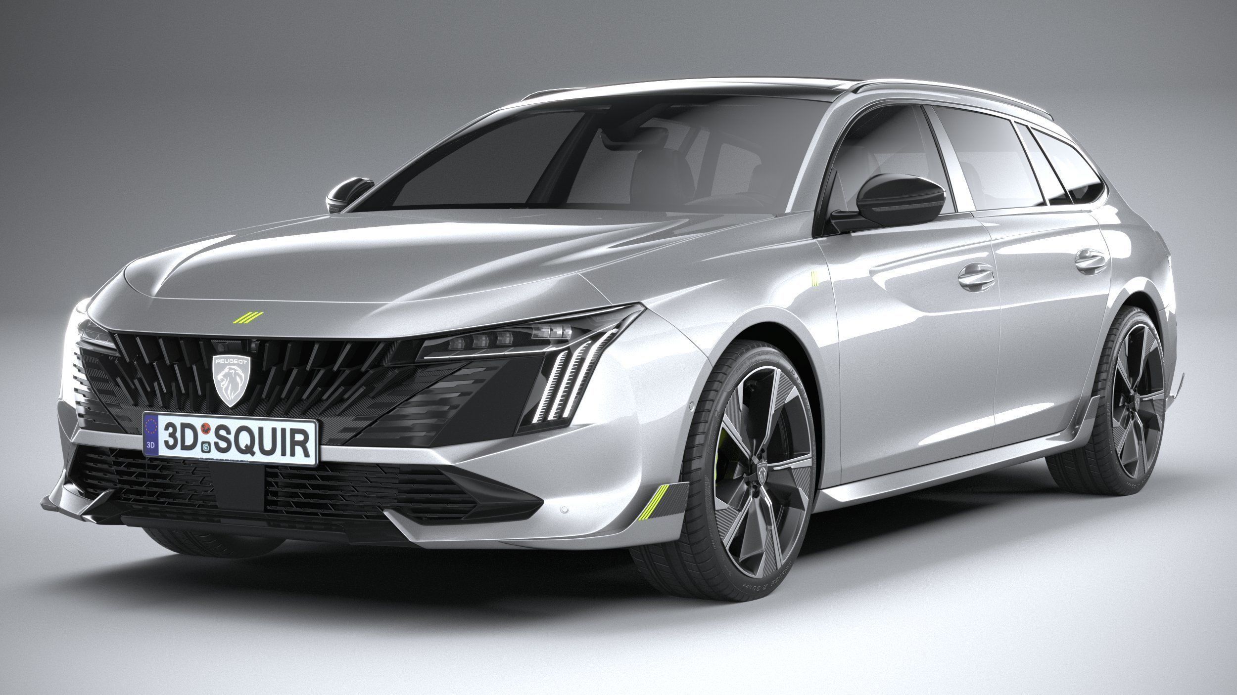 Peugeot 508 SW PSE 2023 3D model_2