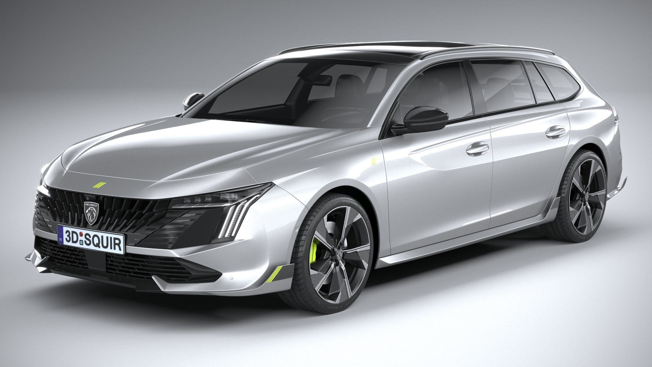 Peugeot 508 SW PSE 2023 3D model_1