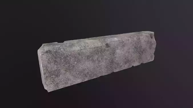 Border 3D Model Low-poly 3D model