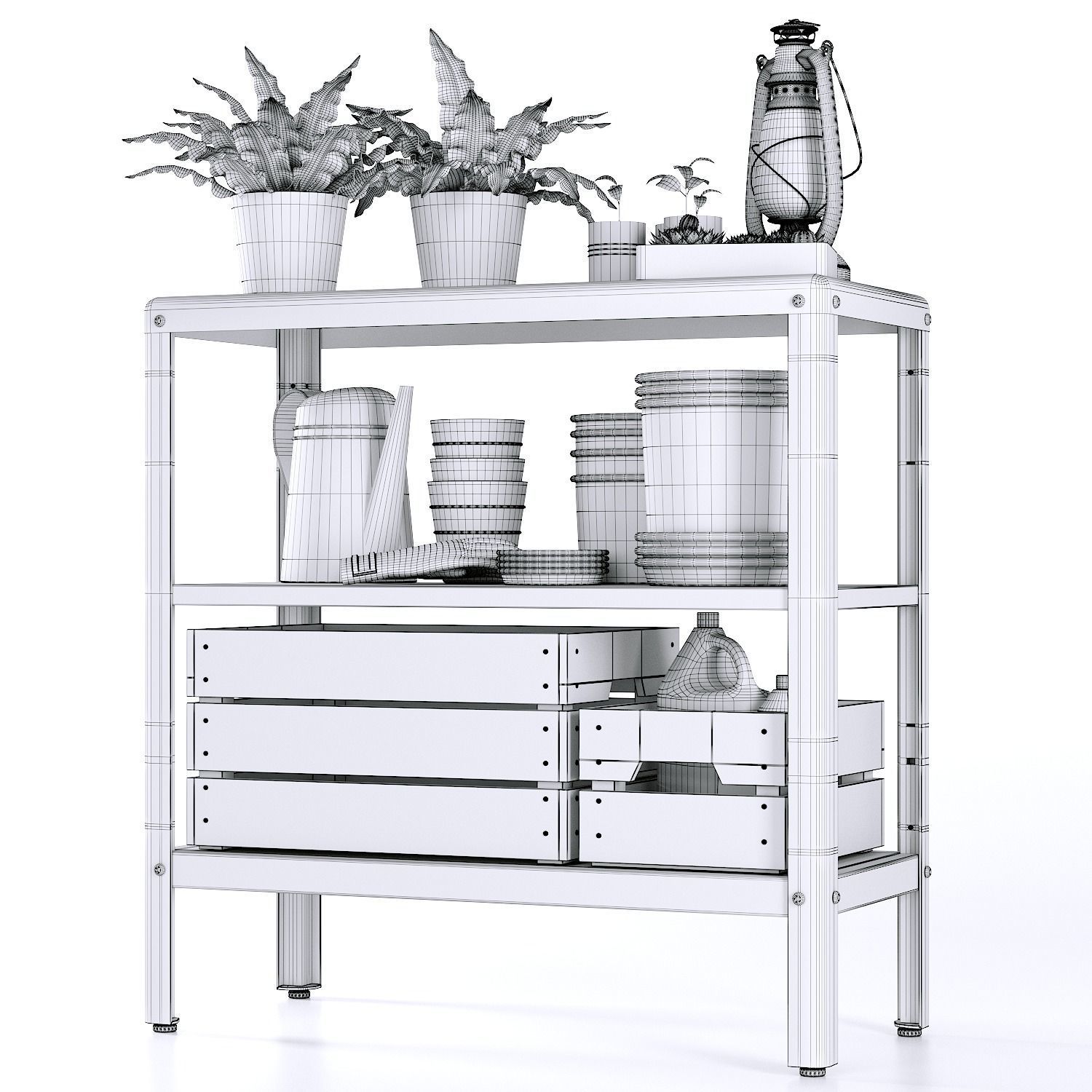 KOLBJORN shelf IKEA 3D model_4