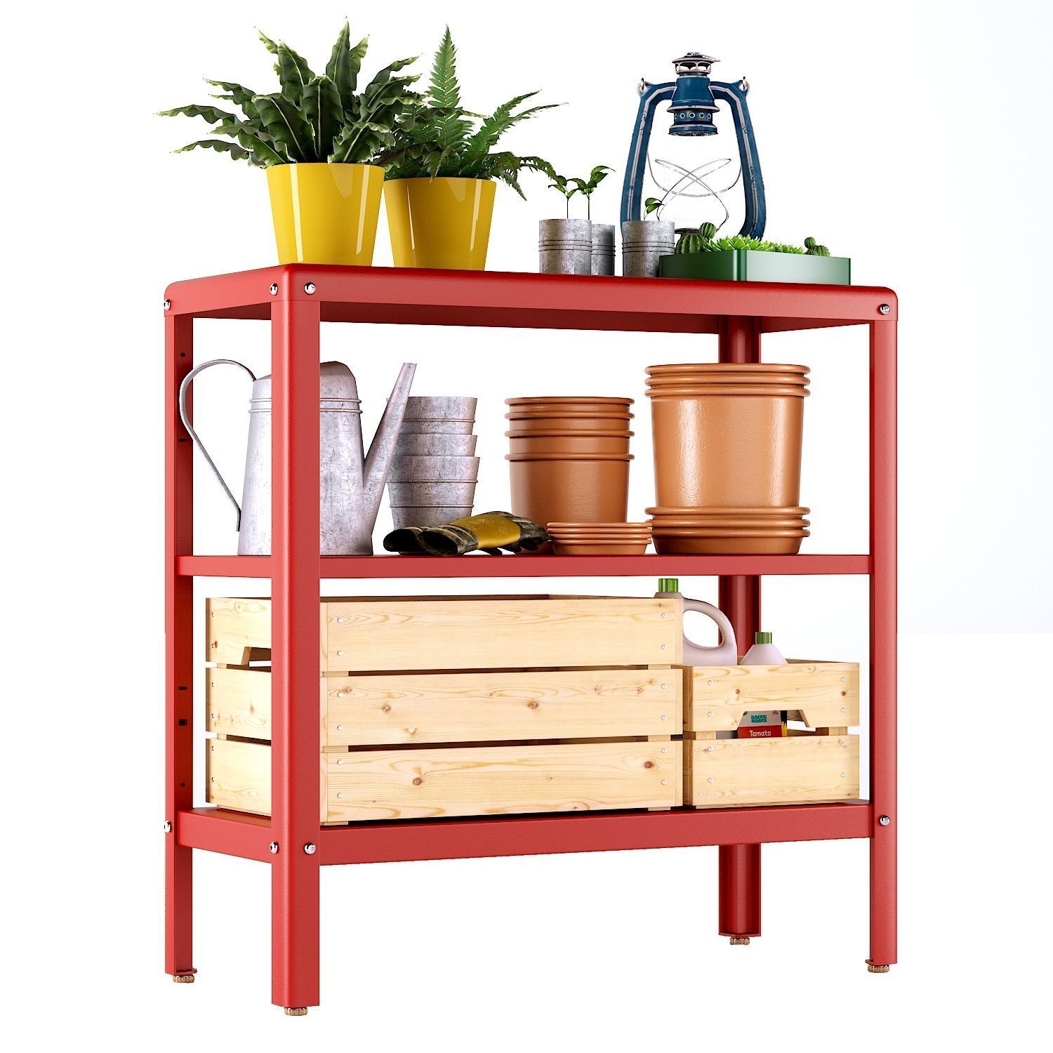 KOLBJORN shelf IKEA 3D model_2