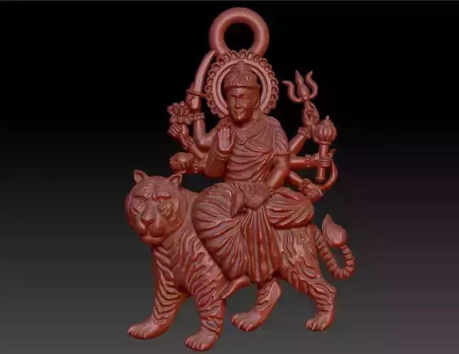 amba mataji 3d model 