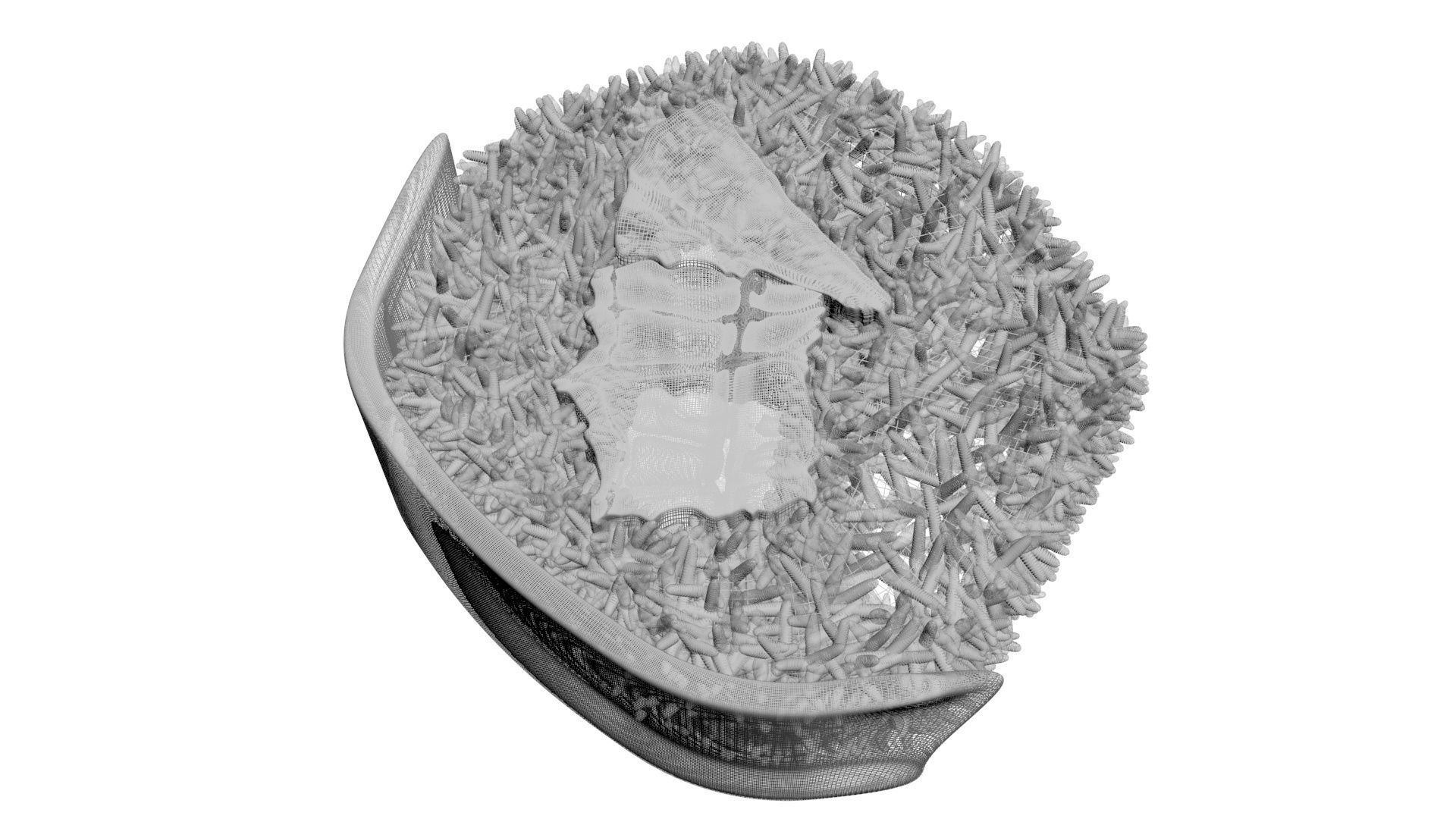 Sushi Roll With Salmon Fish 3D model_17