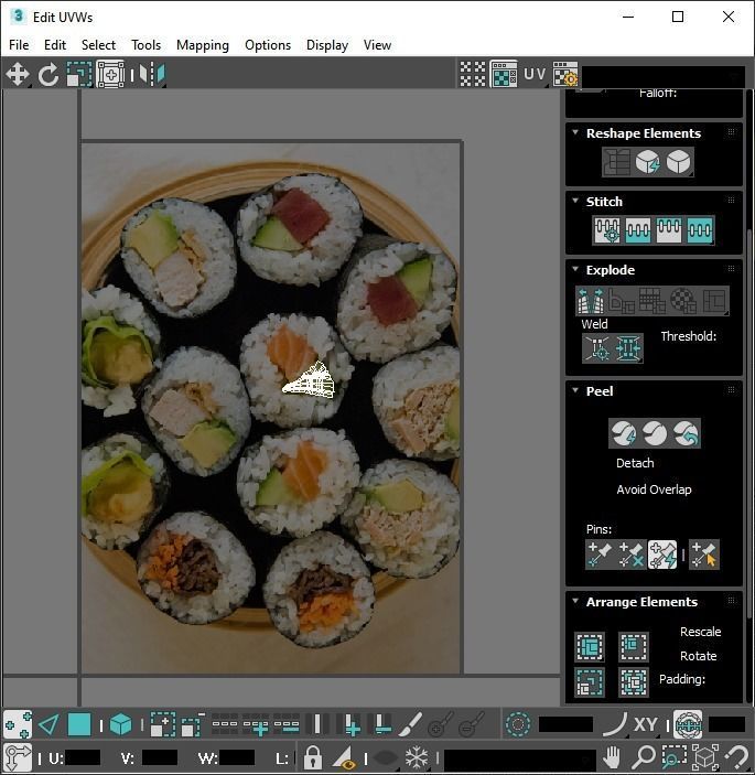 Sushi Roll With Salmon Fish 3D model_24